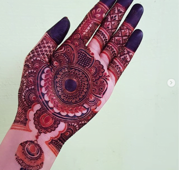 Front Hand Mehndi Design The Handmade Craft