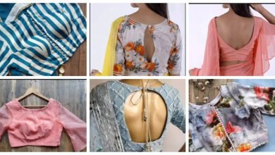 Photo of Latest saree blouse design.