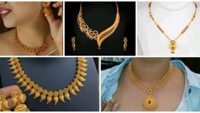 Photo of Beautiful Gold Necklace Design