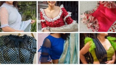 Photo of Trending frill blouse designs