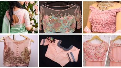 Photo of Light pink blouse designs new model