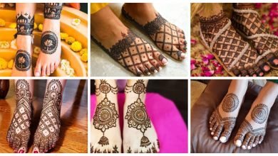 Photo of Beautiful bridal feet mehndi design