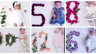 Photo of Baby Monthly Photo shoot idea