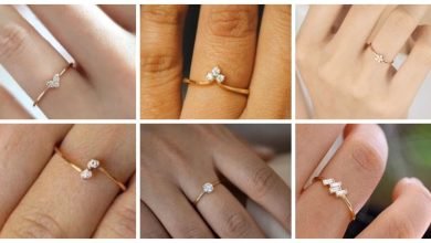 Photo of Light weight finger ring designs in 1 gram weight