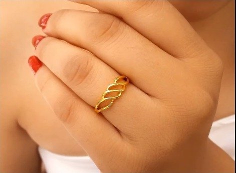 Latest Light Gold Ring Designs
