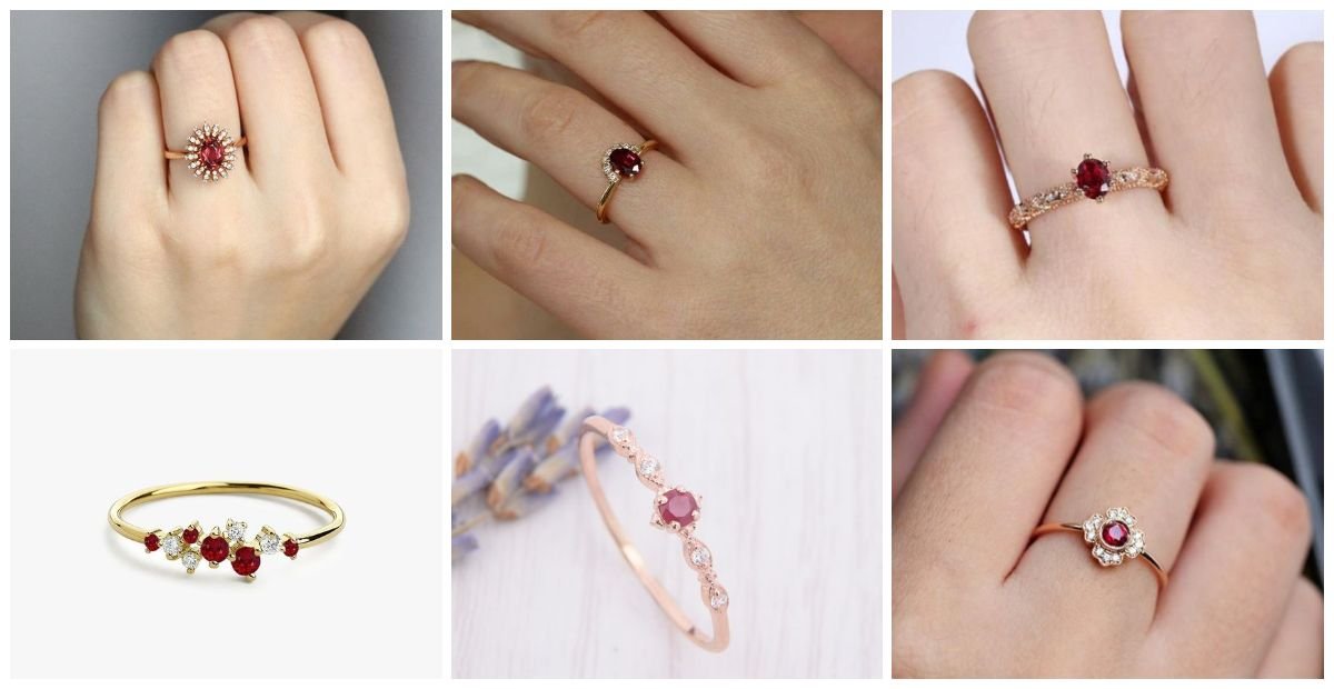 Girl's finger ring designs