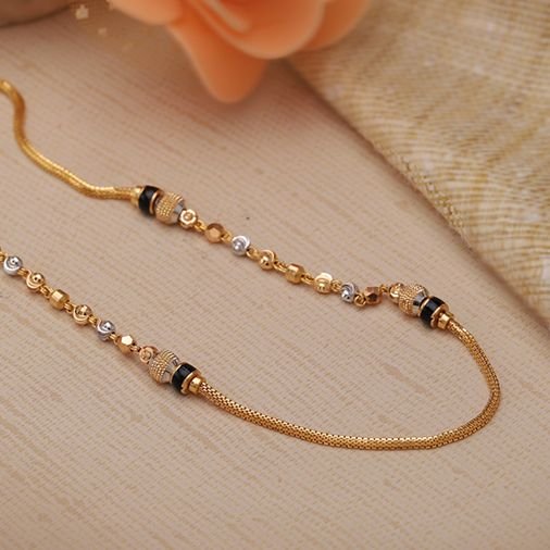 Latest Long Gold Necklace Designs