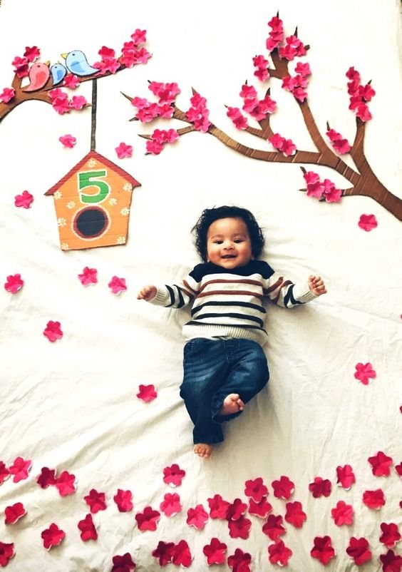 Cute Creative baby photoshoot ideas