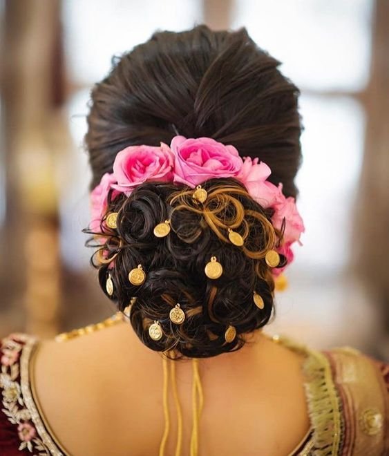 Stunning bridal bun styles