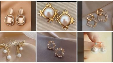 Photo of Beautiful And Charming Gold Pearl Stud Earrings