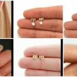 Latest and stylish light weight gold earrings designs