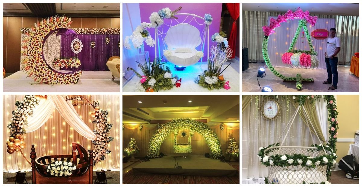 Are you looking for the homemade cradle ceremony decoration