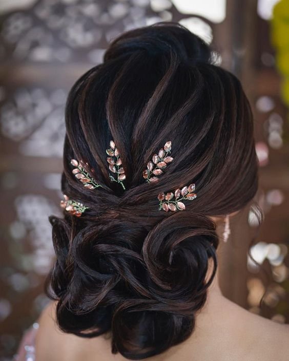 Picking a hairstyle is an important decision for a bride
