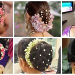 Bridal beeded hairstyles