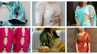 Photo of Different blouse sleeve designs