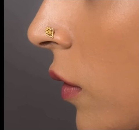 Gold Nose Pin Designs