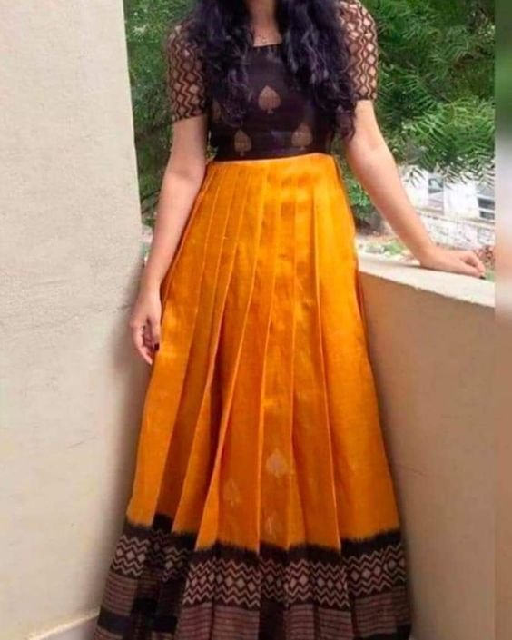 Saree converted new dress ideas 