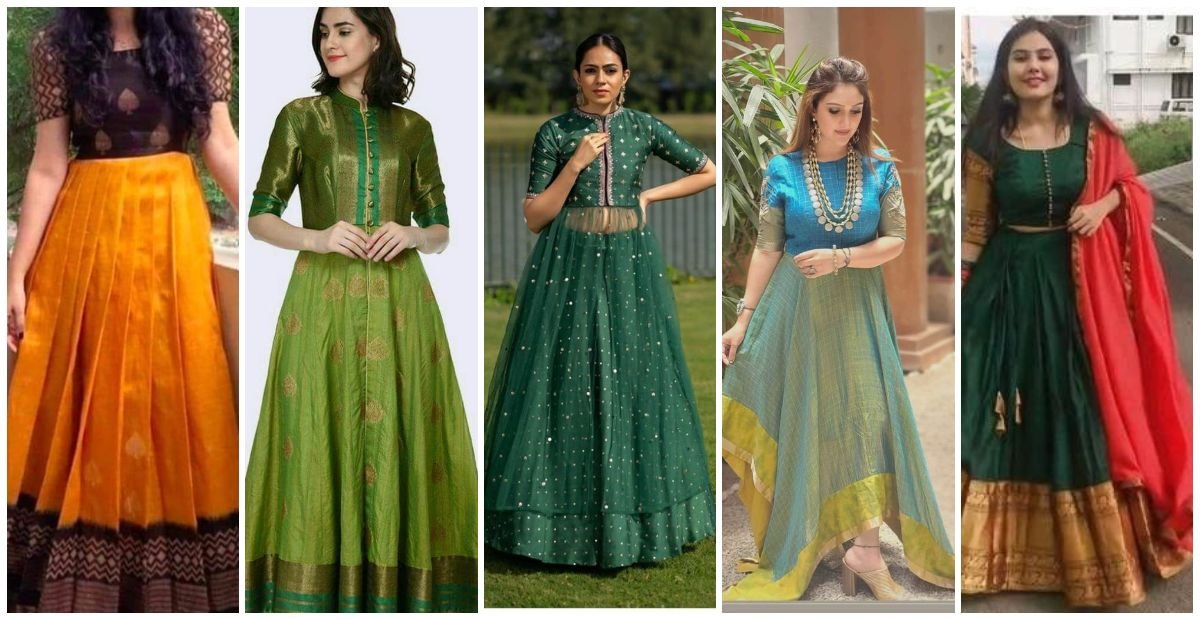 Saree converted new dress ideas