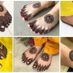 Leg mehndi design