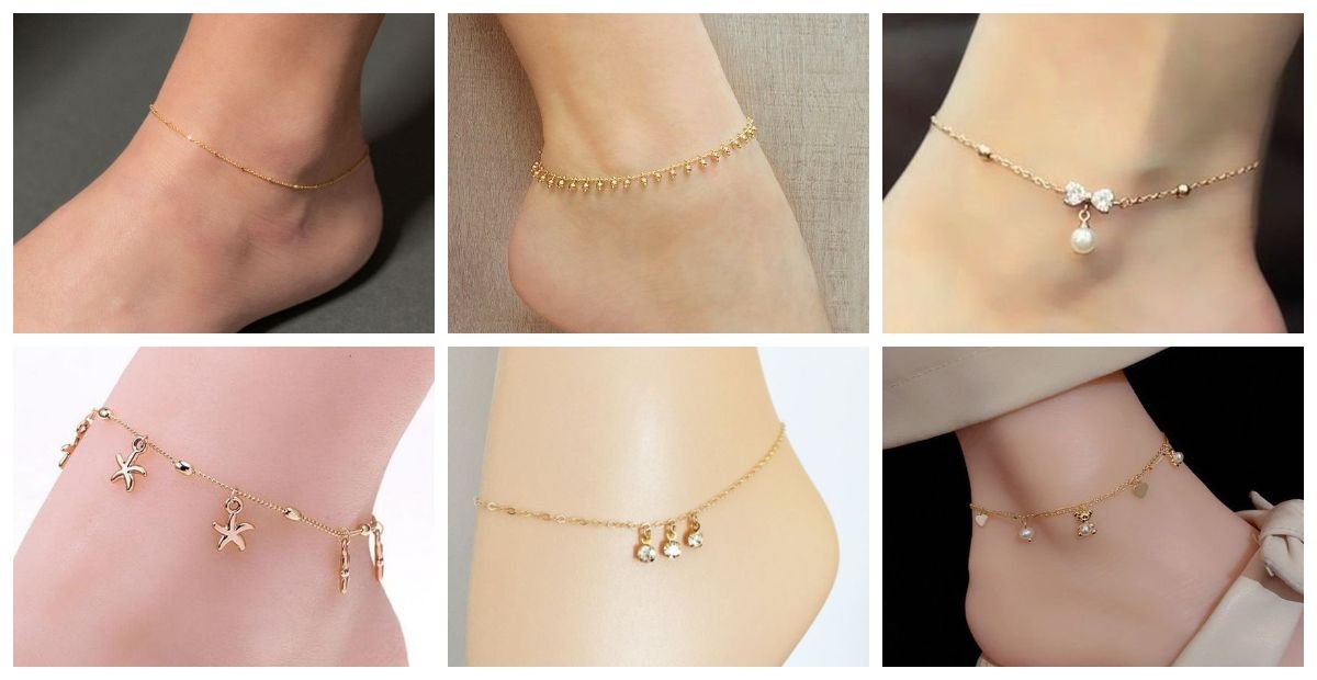 Simple anklet designs
