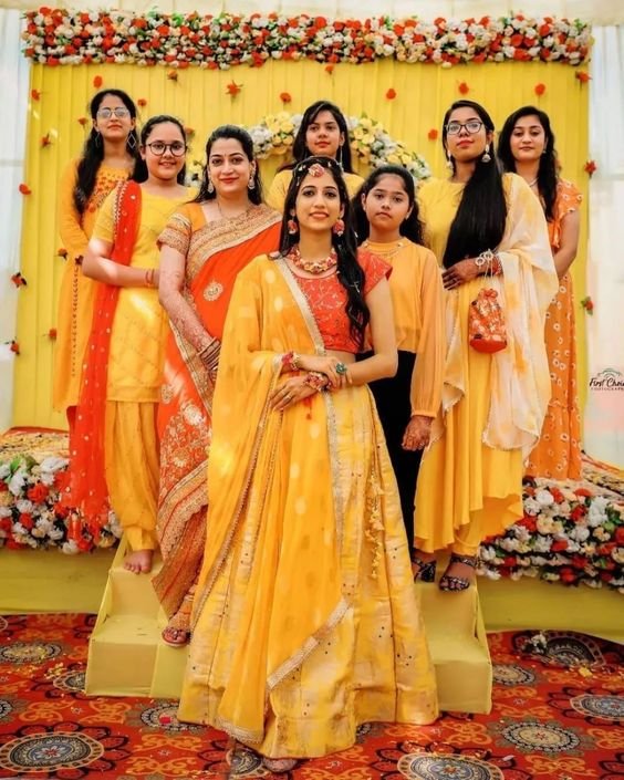 Top most haldi ceremony outfit 
