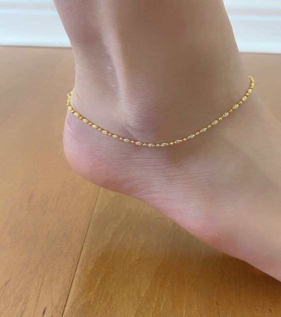 Simple anklet designs