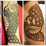 peacock mehndi design