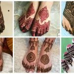 Leg mehndi design