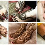 Beautiful leg mehndi design